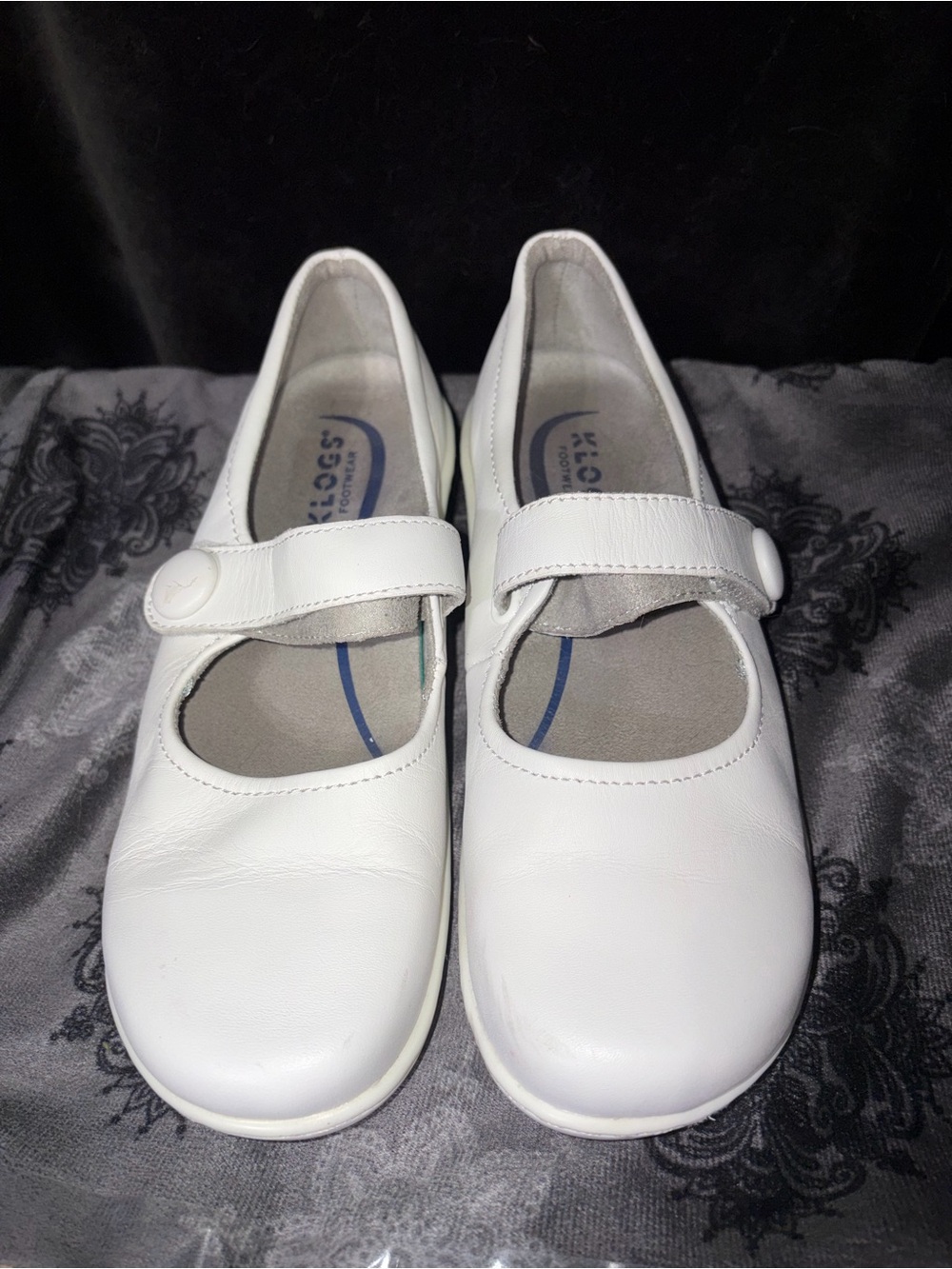 Klogs White Slip-On Comfort Flats